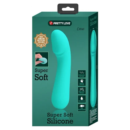 Pretty Love Cetus – Vibrator Punctul G 15 cm, 12 Moduri Albastru