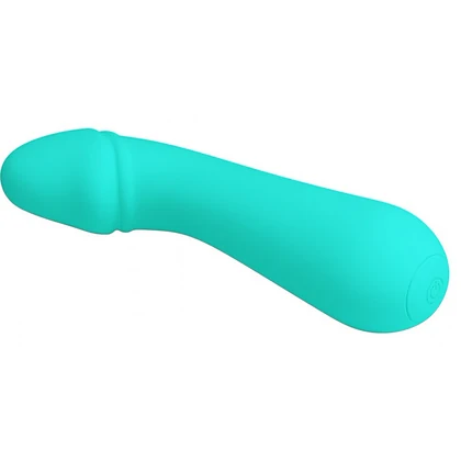 Pretty Love Cetus – Vibrator Punctul G 15 cm, 12 Moduri Albastru