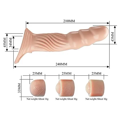 Pretty Love Debra — Extensie Penian Realistă Din TPE