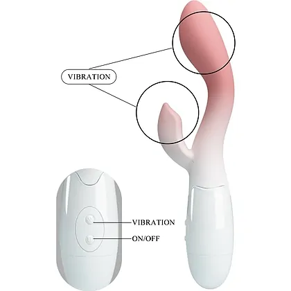 Pretty Love Debra – Stimulator Dual G și Clitoris, 30 Moduri Roz
