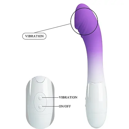 Pretty Love Debra — Vibrator curbat Pentru Punctul G, 30 Moduri Mov