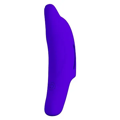 Pretty Love Delphini – Vibrator De Deget 10 Moduri, Compact Albastru