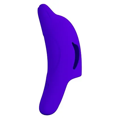 Pretty Love Delphini – Vibrator De Deget 10 Moduri, Compact Albastru