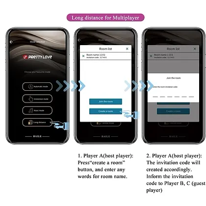 Pretty Love Dora Vibrator Cuplu 12 Moduri Mov