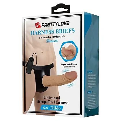 Pretty Love Draven – Strap-on Tija 17,5 cm (+7 cm)