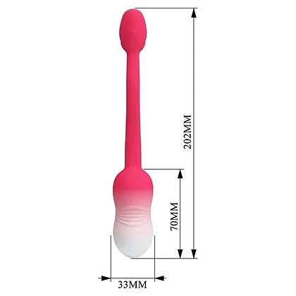 Pretty Love Egg Poulsen 12 Moduri, Reîncărcabil Roșu
