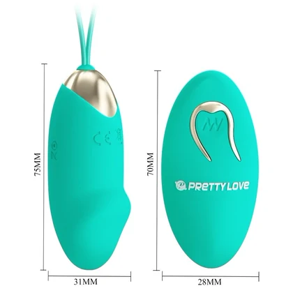 Pretty Love Julia – Ou Vibrator Verde, 12 Moduri, Control