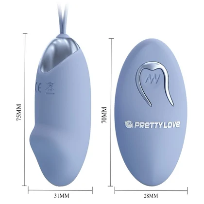 Pretty Love Julia - Ou Vibrator Albastru, 12 Moduri
