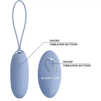 Pretty Love Julia - Ou Vibrator Albastru, 12 Moduri