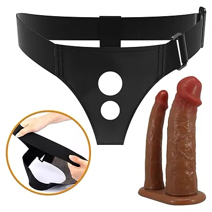 Pretty Love Keaven Chiloti Cu Ham Si Dublu Dildo