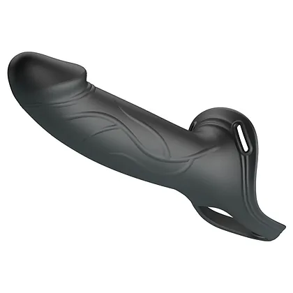 Pretty Love Landon cu Harness Reglabil și Dildo 16,8 cm Negru