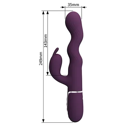 Pretty Love Laursen II - 7+4 Moduri, Reîncărcabil Mov