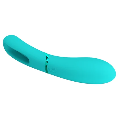 Pretty Love Lexie – Vibrator Punct G, 7+4 Moduri, USB Albastru