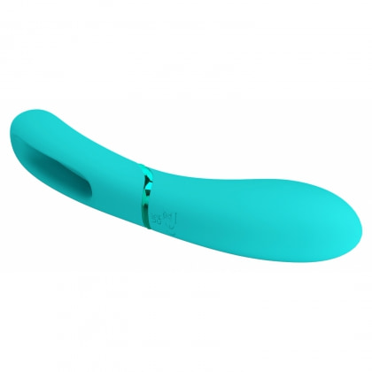 Pretty Love Lexie – Vibrator Punct G, 7+4 Moduri, USB Albastru