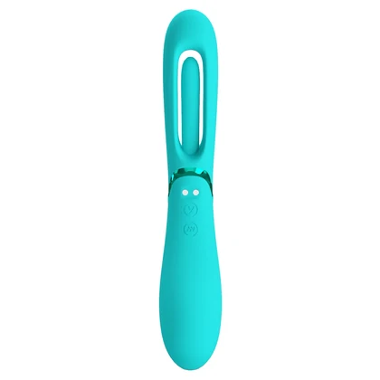 Pretty Love Lexie – Vibrator Punct G, 7+4 Moduri, USB Albastru
