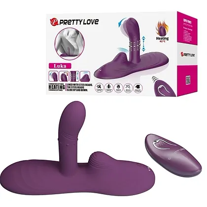 Pretty Love Luka - Pad vibrator din silicon ergonomic