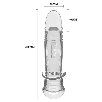 Pretty Love Manson Penis Din TPE, Extensie Discretă