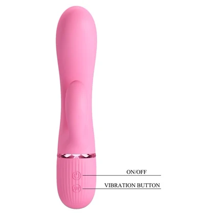 Pretty Love Marski Pink - Vibrator Rabbit 10 Funcții, USB Roz