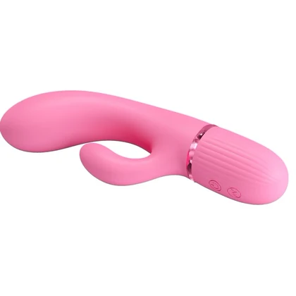Pretty Love Marski Pink - Vibrator Rabbit 10 Funcții, USB Roz
