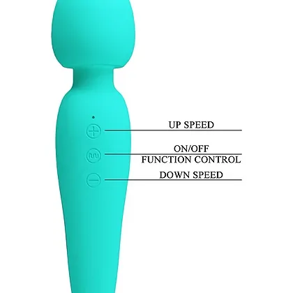 Pretty Love Meredith 21.5cm – 7 Moduri, Reîncărcabil Albastru