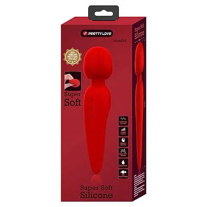 Pretty Love Meredith — Wand 7 Moduri, 21.5 cm, Roșu