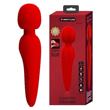 Pretty Love Meredith — Wand 7 Moduri, 21.5 cm, Roșu