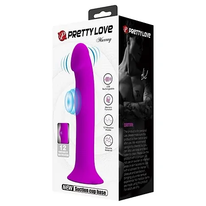 Pretty Love Murray – Dildo Vibrant Mov, 12 Moduri, USB