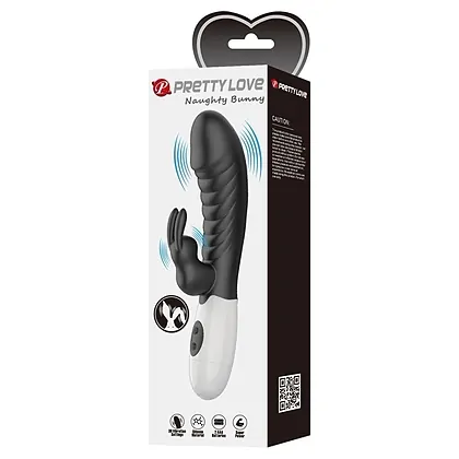Pretty Love Naughty Bunny – Dublu Stimulator, 30 Moduri
