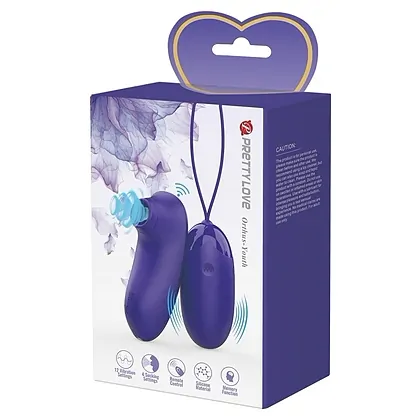Pretty Love Orthus — Ou Vibrator 12 Funcții, Reîncărcabil Violet