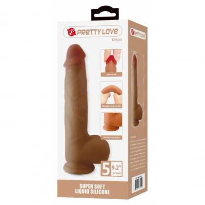 Pretty Love Orton - Dildo Realist Din silicon, Ventuză