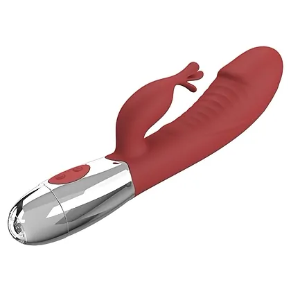 Pretty Love Rasmussen — Dual Punct G + Clitoris, 30 Moduri Roșu