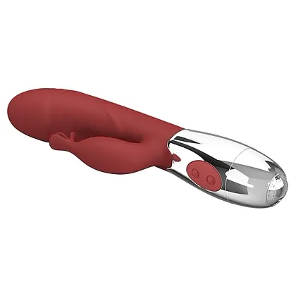 Pretty Love Rasmussen — Dual Punct G + Clitoris, 30 Moduri Roșu