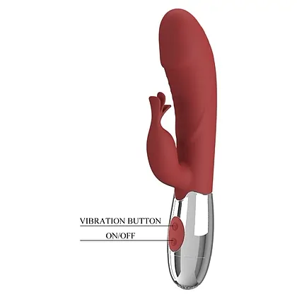 Pretty Love Rasmussen — Dual Punct G + Clitoris, 30 Moduri Roșu