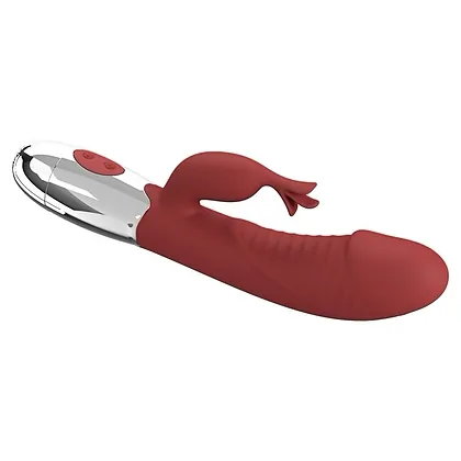 Pretty Love Rasmussen — Dual Punct G + Clitoris, 30 Moduri Roșu