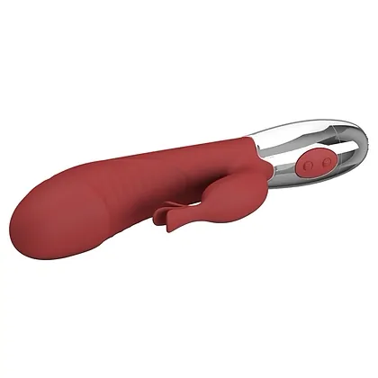 Pretty Love Rasmussen — Stimulator Dual, 30 Moduri (Roșu)