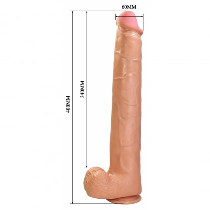 Pretty Love Real Dildo 40 cm Pentru Stimulare Profundă