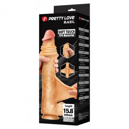 Pretty Love Real Dildo 40 cm Pentru Stimulare Profundă