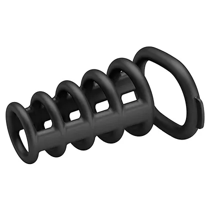 Pretty Love Rodrigo – Inel Erecție silicon, 6 Inele Negru