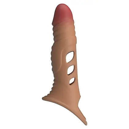 Pretty Love Sleeve TPE Vibrator – 21–25 cm, Diam. 5.5–5.9 Flesh