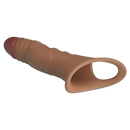 Pretty Love Sleeve TPE Vibrator – 21–25 cm, Diam. 5.5–5.9 Flesh