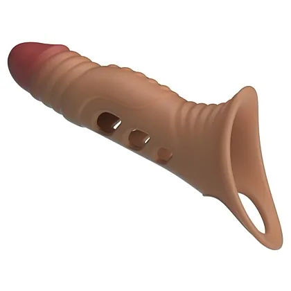 Pretty Love Sleeve TPE Vibrator – 21–25 cm, Diam. 5.5–5.9 Flesh