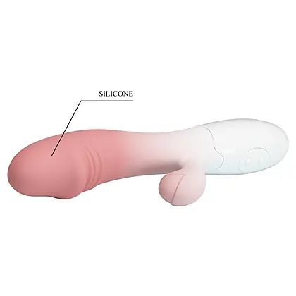 Pretty Love Snappy: 30 Moduri Vibrator Rabbit Dual Roz