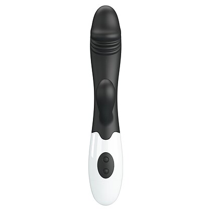 Pretty Love Snappy Black — Iepuraș Dual, 30 Moduri Negru