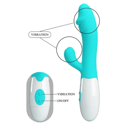 Pretty Love Snappy Rabbit Punct G, 30 Funcții, Verde