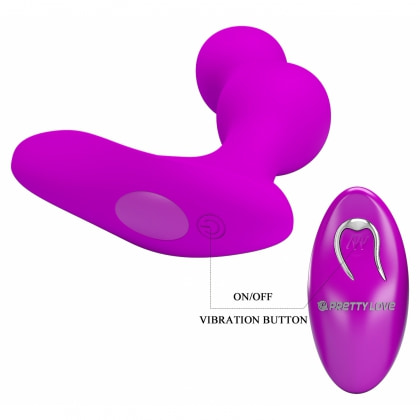 Pretty Love Terrance — Vibrator Anal Flexibil, 12 Moduri Mov