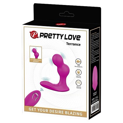 Pretty Love Terrance — Vibrator Anal Flexibil, 12 Moduri Mov