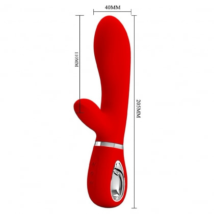 Pretty Love Thomas — Rabbit Vibrator 7 Moduri, Roșu