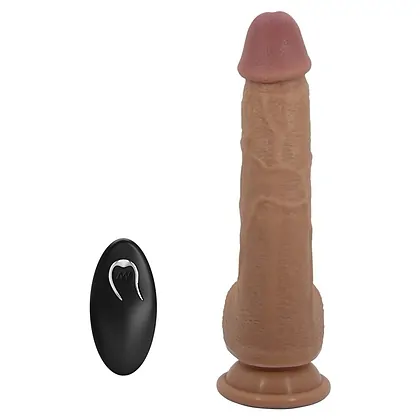 Pretty Love Tommy Vibrator Realist 3 Moduri cu Ventuză