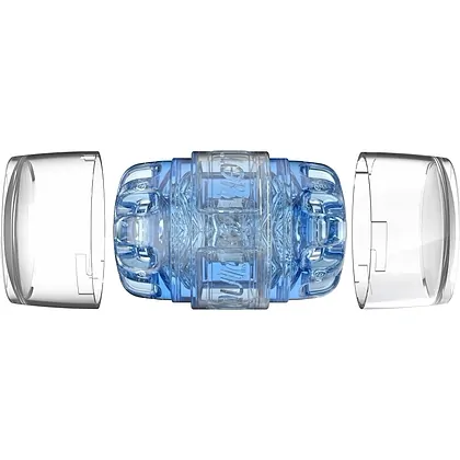 Quickshot Turbo Blue Ice Fleshlight Compact Prindere Dinamică Albastru