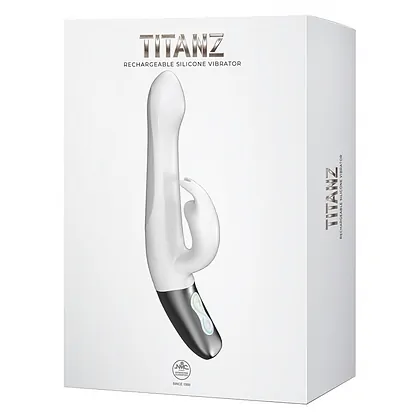 Rabbit Titanz 10+10 Funcții, Reîncărcabil, Alb